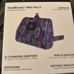 New - | TotalBoost Mini‎ Pro II 6,000mAh Universal Power Bank